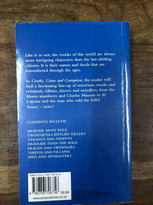 The World's Greatest Crooks, Crime and Corruption - Bounty Books (Paperback)