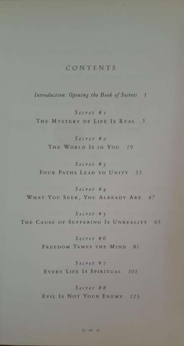 The Book of Secrets - Deepak Chopra (Paperback book with no dj)