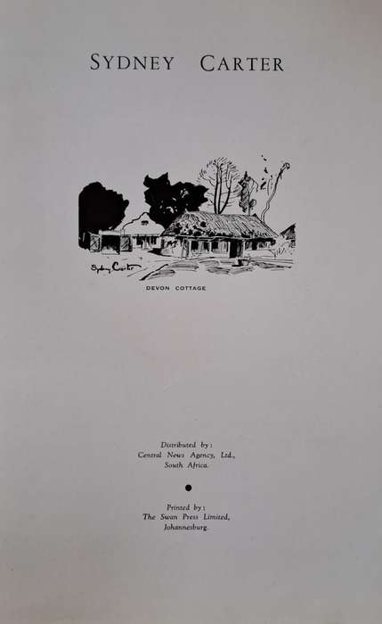 Sydney Carter (hard cover with no DJ)
