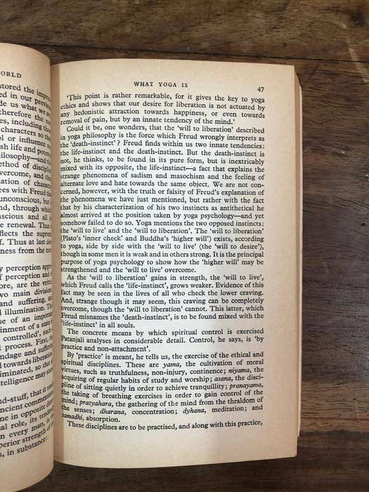 Vendanta for the Western World - Christopher Isherwood (Paperback) Signed Copy