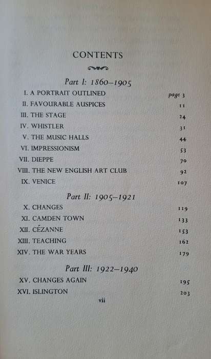 The Life and Opinions of Walter Richard Sickert - Robert Emmons(Hard Cover with DJ)