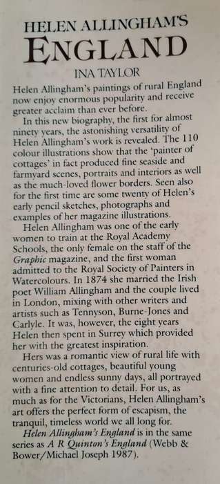 Helen Allingham's Englang - Ina Taylon (Hard cover with DJ)