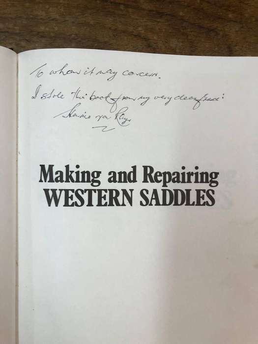 Making and Repairing Western Saddles - Dave Jones (Hardcover with no dj)