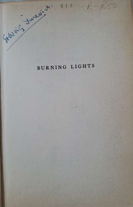 Chagall: Burning Lights - Bella Chagall (Paperback)