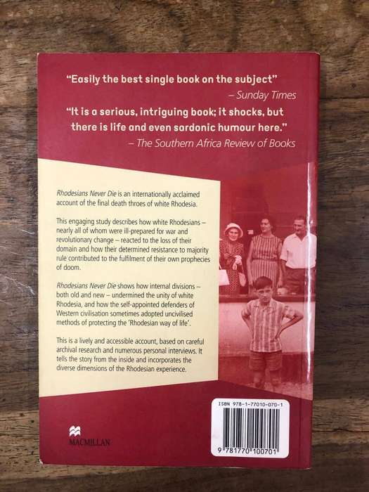 Rhodesians Never Die - Peter Godwin and Ian Hancock (Paperback)