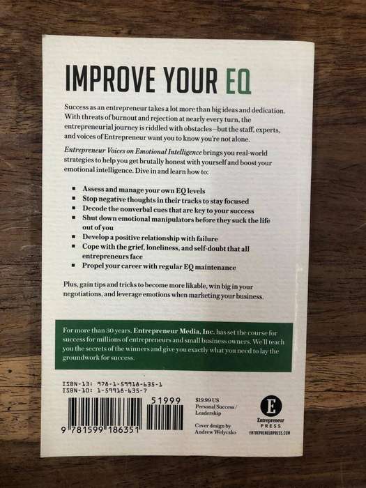Entrepreneur Voices on Emotional Intelligence - Entrepreneur Press (Paperback)