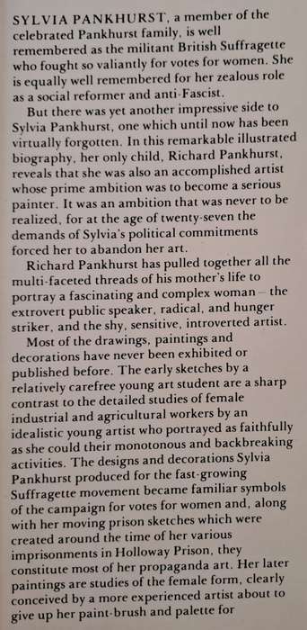 Sylvia Pankhurst - Richard Pankhurst (Hard cover with DJ)