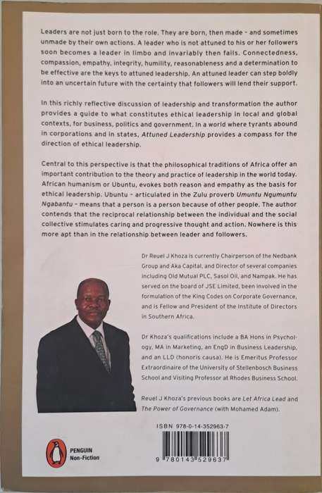 Attuned Leadership: African Humanism as Compass - Reuel J. Khoza (Paperback)