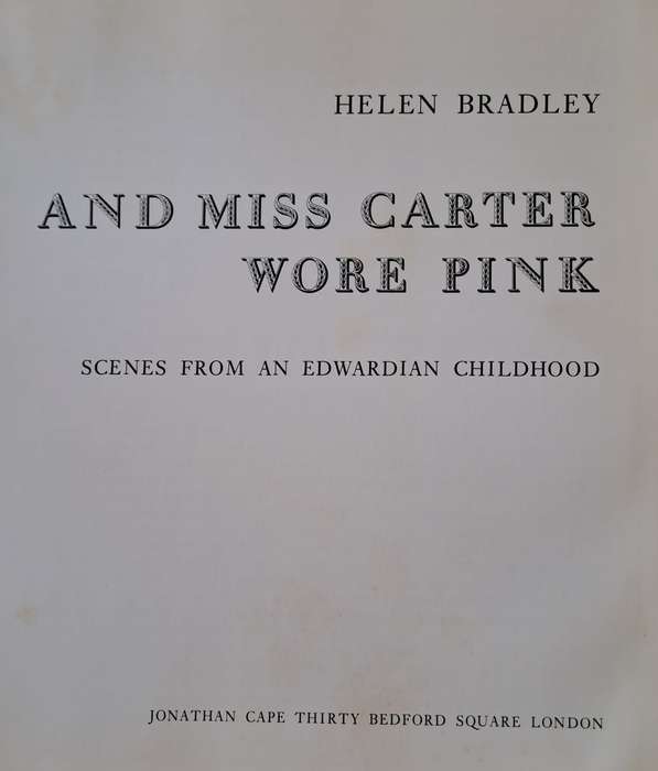 And Miss Carter Wore Pink - Helen Bradley