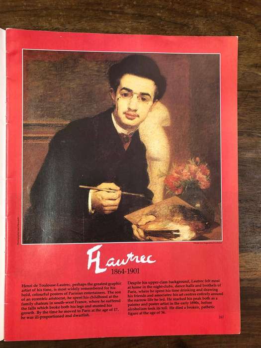 The Great Artists 6 (Toulouse-Lautrec) - A Marshall Cavendish Weekly Collection (Paperback)