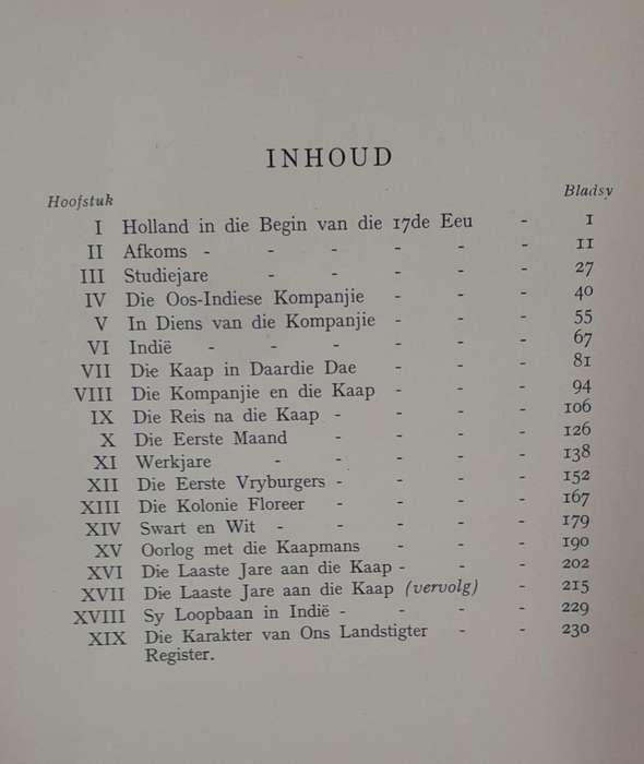 Jan Van Riebeeck - C Louis Leipoldt (Hardcover book with no dj)