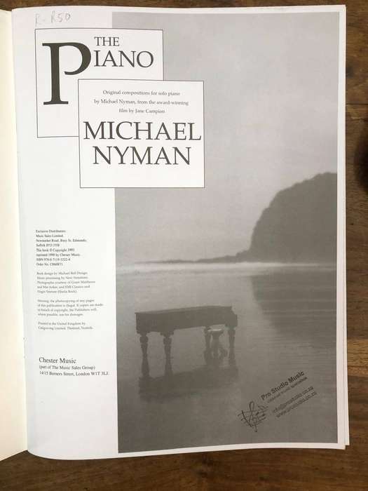 The Piano - Michael Nyman (Paperback)