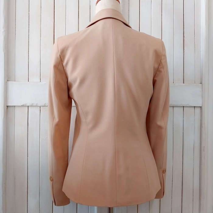 CHARTER CLUB FULLY LINED FITTED BLAZER - BEIGE