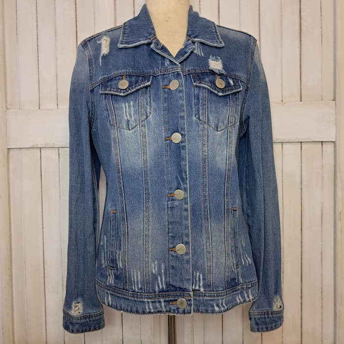EXACT DENIM JACKET (SIZE 12) - BLUE