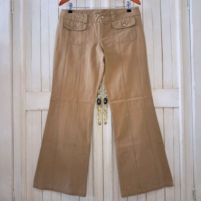 TRUWORTHS WIDE-LEG CARGO PANTS - TOFFEE