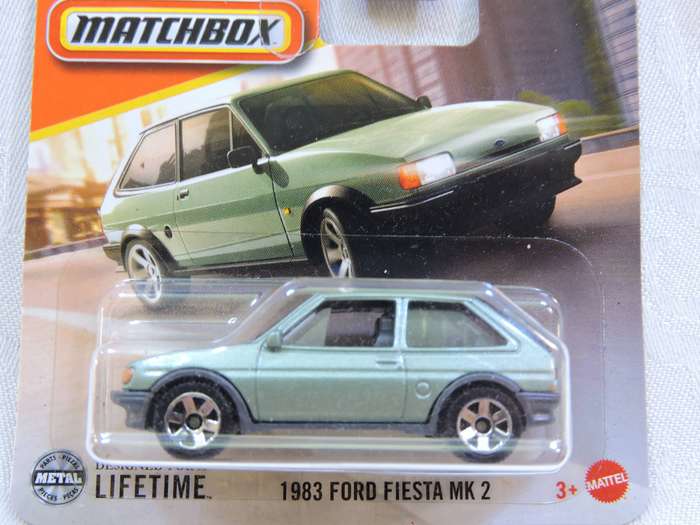 Matchbox FORD FIESTA MK 2  ( Green )   like Hot Wheels