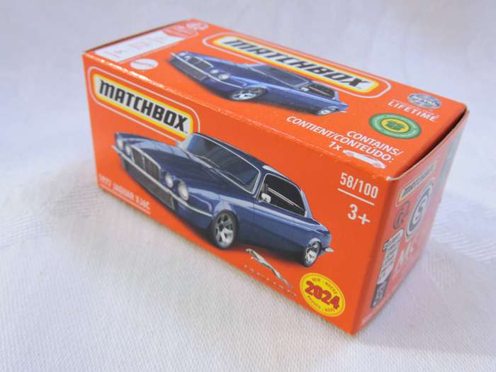 Matchbox JAGUAR XJ6 C ( Mint In Box  Blue )   like Hot Wheels