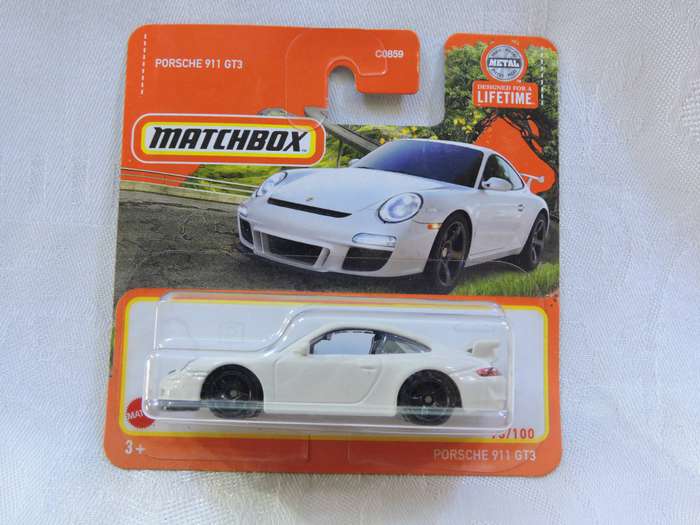 Matchbox PORSCHE 911 GT3 ( White ) Like Hot Wheels