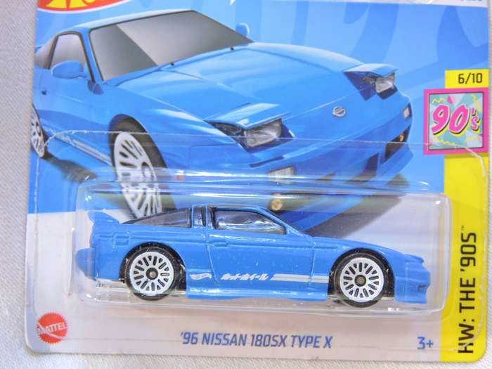Hot Wheels NISSAN 180SX TYPE X ( Blue )