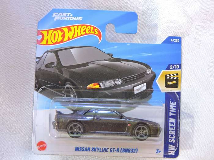 Hot Wheels NISSAN SKYLINE GT-R  ( Black ) Fast & Furious