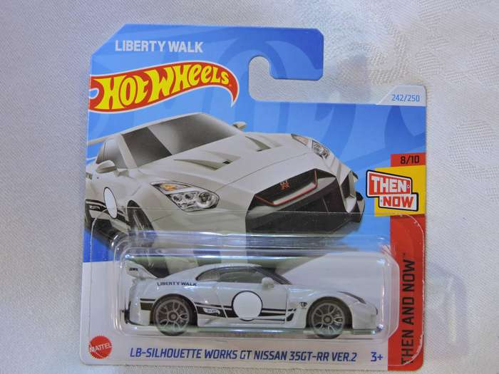 Hot Wheels LB-SILHOUETTE WORKS GT NISSAN 35GT-RR VER.2  ( Grey ) Liberty Walk