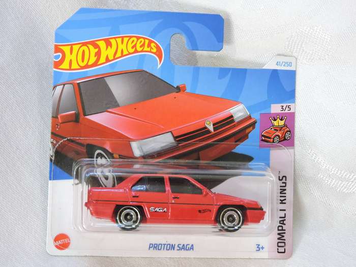 Hot Wheels Proton Saga ( Red ) Compact Kings