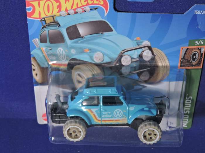 Hot Wheels VW VOLKSWAGEN BEETLE BAJA BUG  ( Blue )