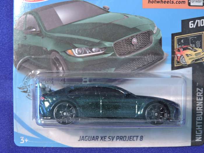 Hot Wheels JAGUAR XE SV Project 8 ( Bottle Green )