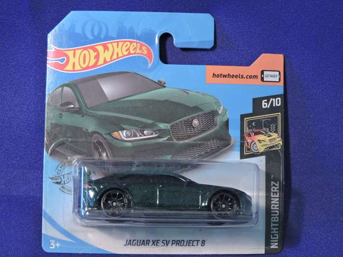 Hot Wheels JAGUAR XE SV Project 8 ( Bottle Green )