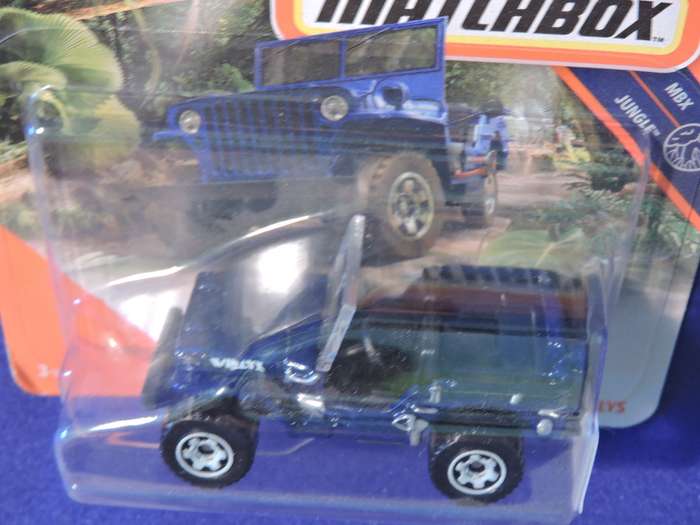 Matchbox WILLYS JEEP  ( Blue )  Like Hot Wheels