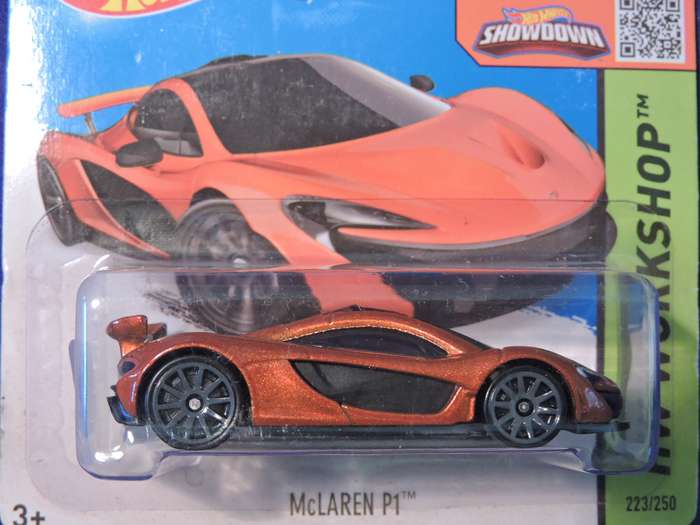 Hot Wheels McLAREN P1  Supercar  ( Bronze/Orange )