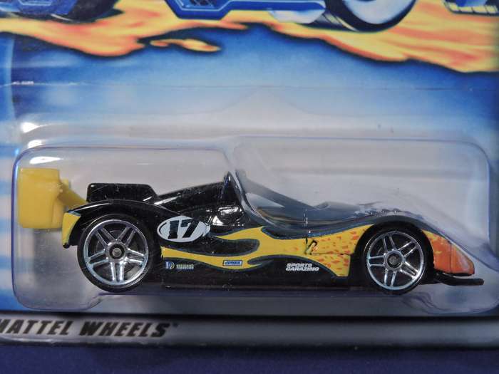 Hot Wheels FERRARI 333 SP ( Black with Yellow flames #17 )