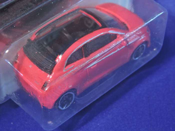 Majorette FIAT 500 Cabriolet ( Red )  Like Hot Wheels