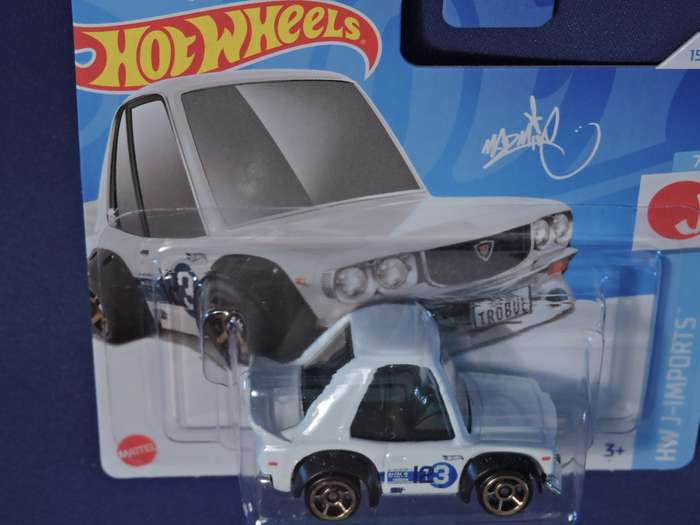 Hot Wheels  MAZDA RX-3  ( White  )  Tooned