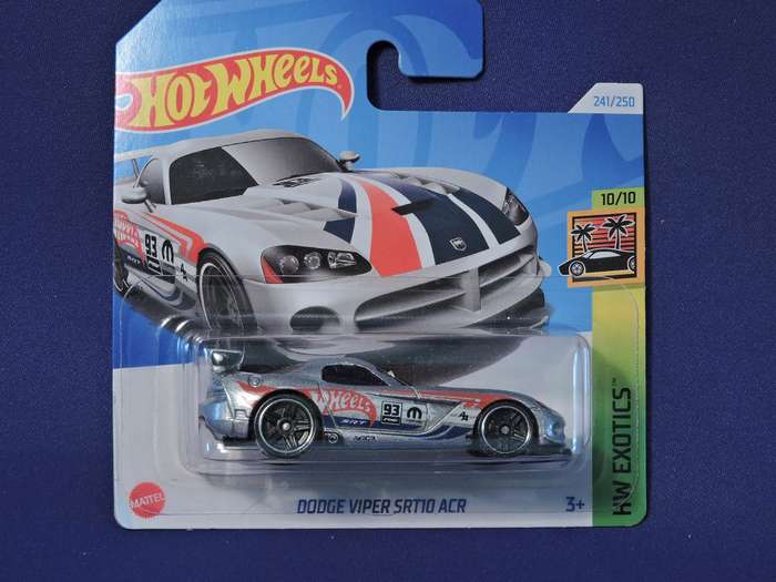 Hot Wheels DODGE VIPER SRT IO ACR ( Silver #93 )