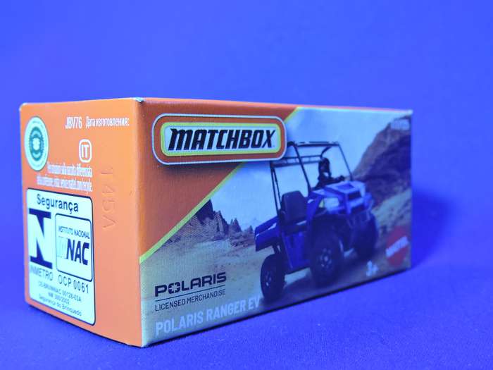 Matchbox POLARIS RANGER EV ( Mint In Box  Blue )  like Hot Wheels