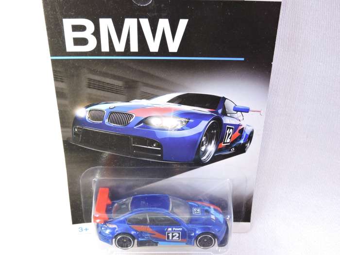 Hot Wheels BMW M3 GT2  ( Blue #12 ) Long Card