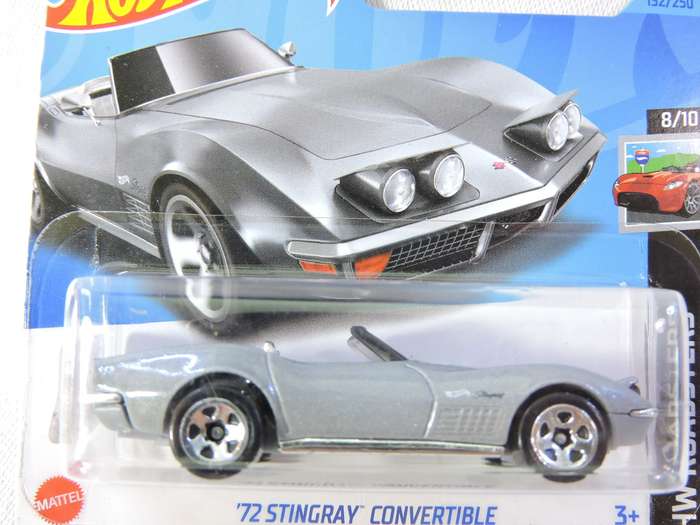 Hot Wheels CHEVY CHEVROLET Stingray Convertible ( Silver )