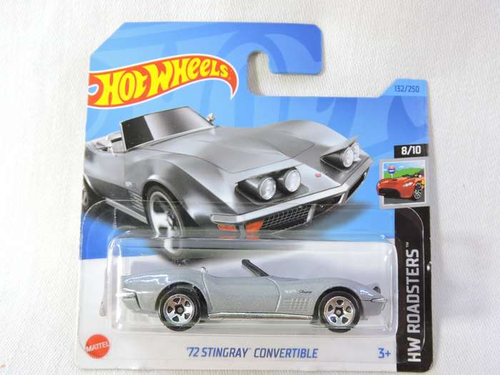 Hot Wheels CHEVY CHEVROLET Stingray Convertible ( Silver )