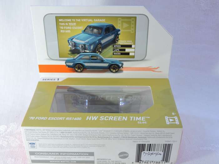 Hot Wheels FORD ESCORT RS1600  ( Limited id collectable  ) Sealed Box.