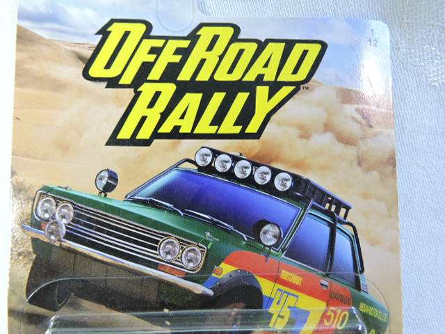 Matchbox DATSUN 510 RALLY ( Green ) Long card Like Nissan Like Hot Wheels