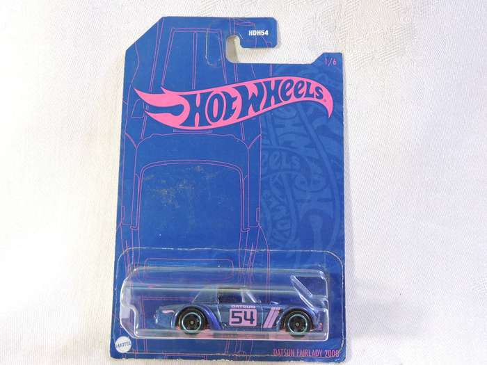Hot Wheels DATSUN Fairlady Z ( Blue/purple #54 ) Like NISSAN  Long Card