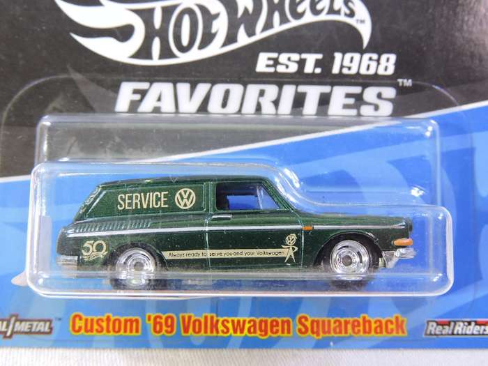 Hot Wheels VW VOLKSWAGEN Squareback ( 50th Anniversary ) Full metal Real Riders