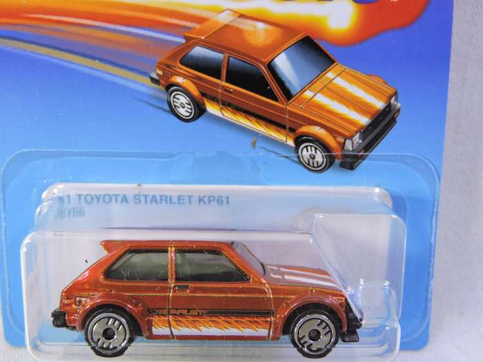 Hot Wheels TOYOTA Starlet KP61 ( Bronze ) Ultra Hots