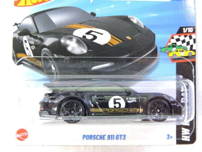 Hot Wheels PORSCHE 911 GT3 ( Black #5 )