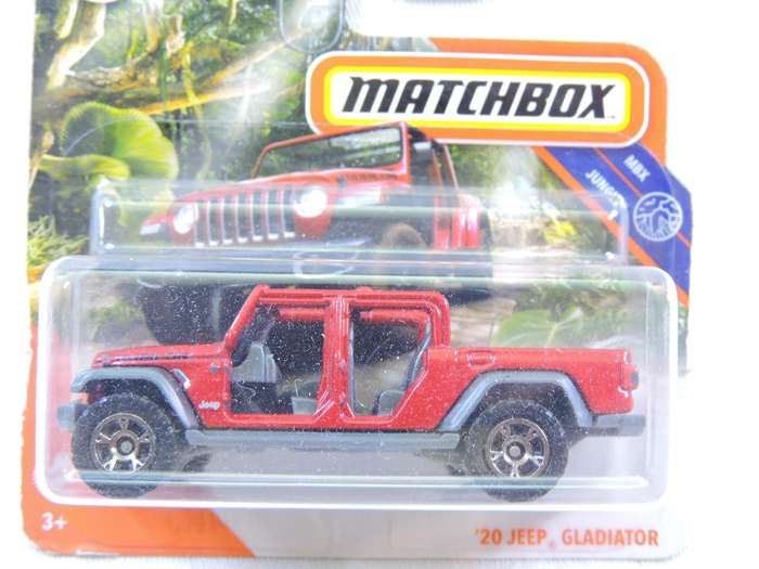 Matchbox JEEP Gladiator ( Red ) 60/100   Like Hot Wheels
