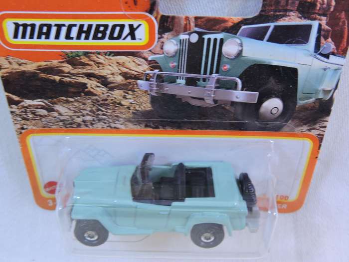 Matchbox JEEP Willys Jeepster ( Teal ) 67/100   Like Hot Wheels