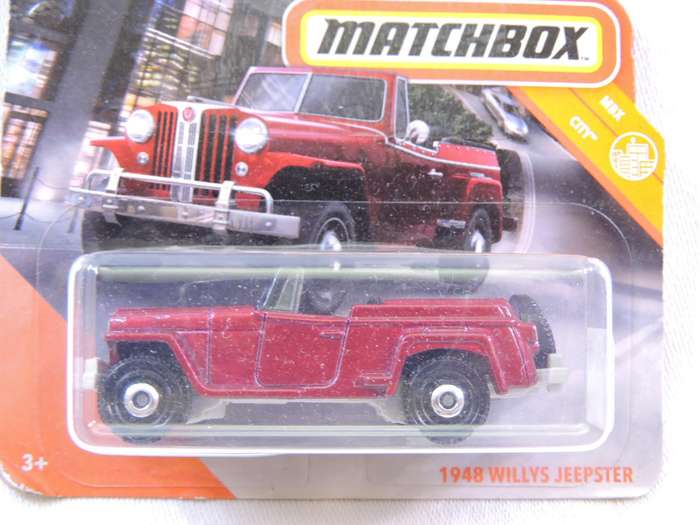 Matchbox JEEP Willys Jeepster ( Red )  Like Hot Wheels
