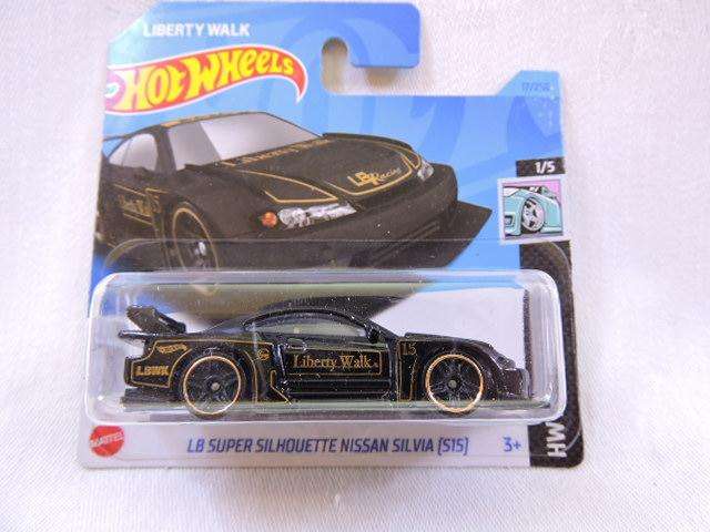 Hot Wheels NISSAN Silvia Super Silhouette S15 ( Black LIBERTY WALK ) Like Datsun