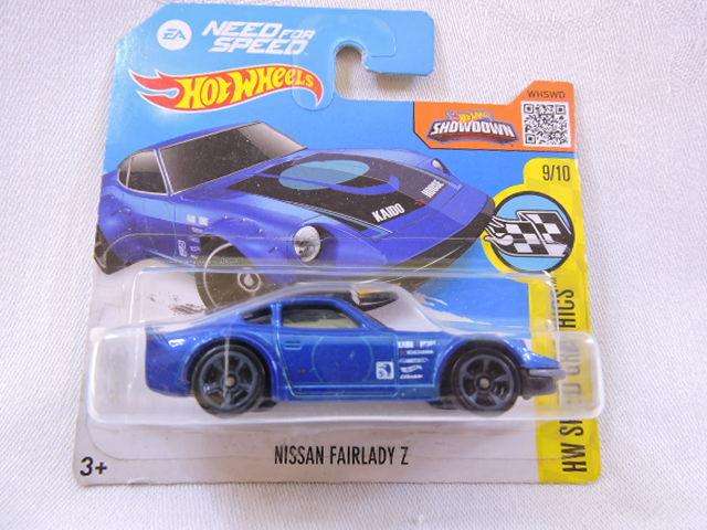 Hot Wheels NISSAN Fairlady Z ( Blue ) Like Datsun
